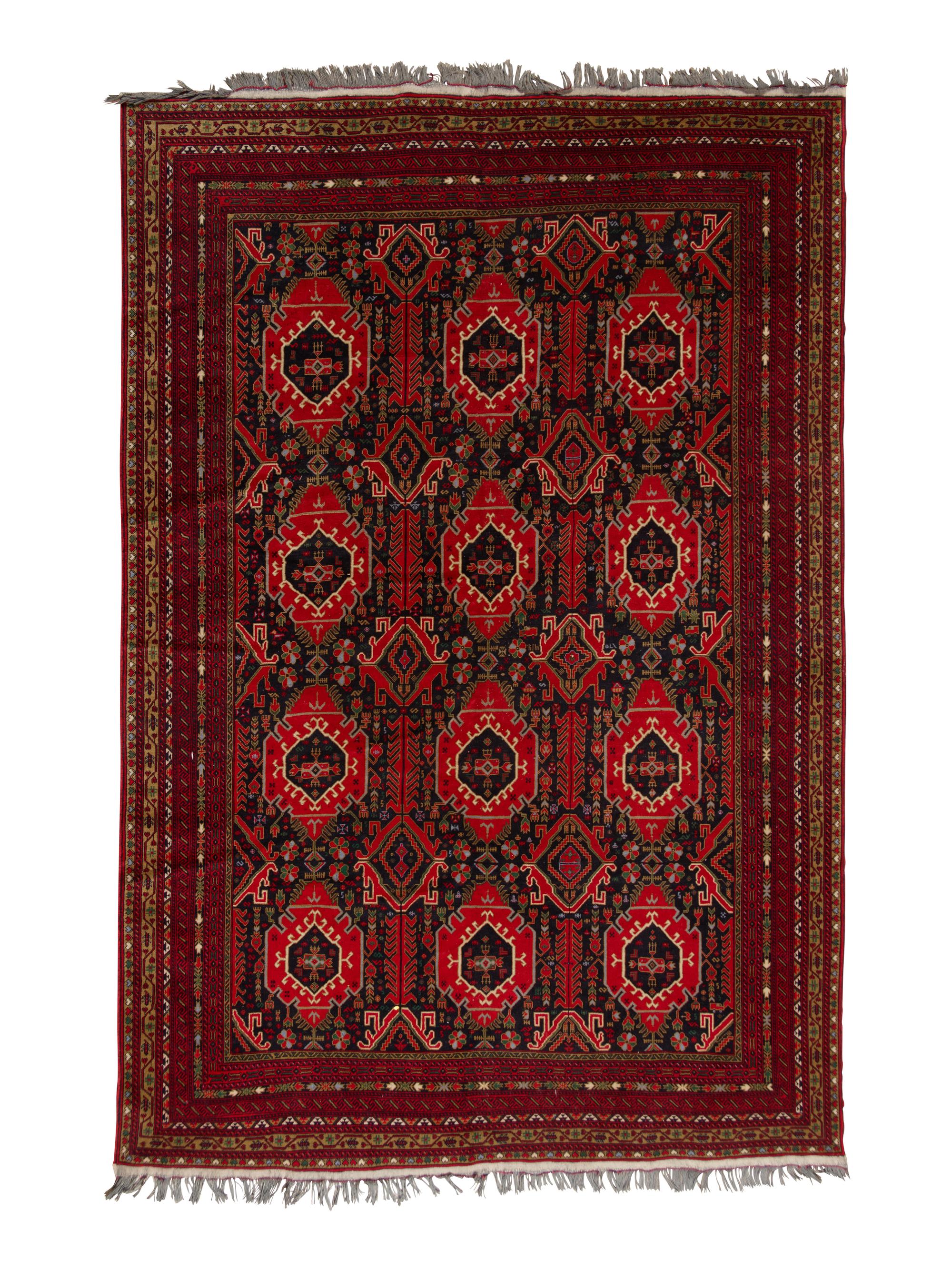 A Persian Bokhara Wool Rug