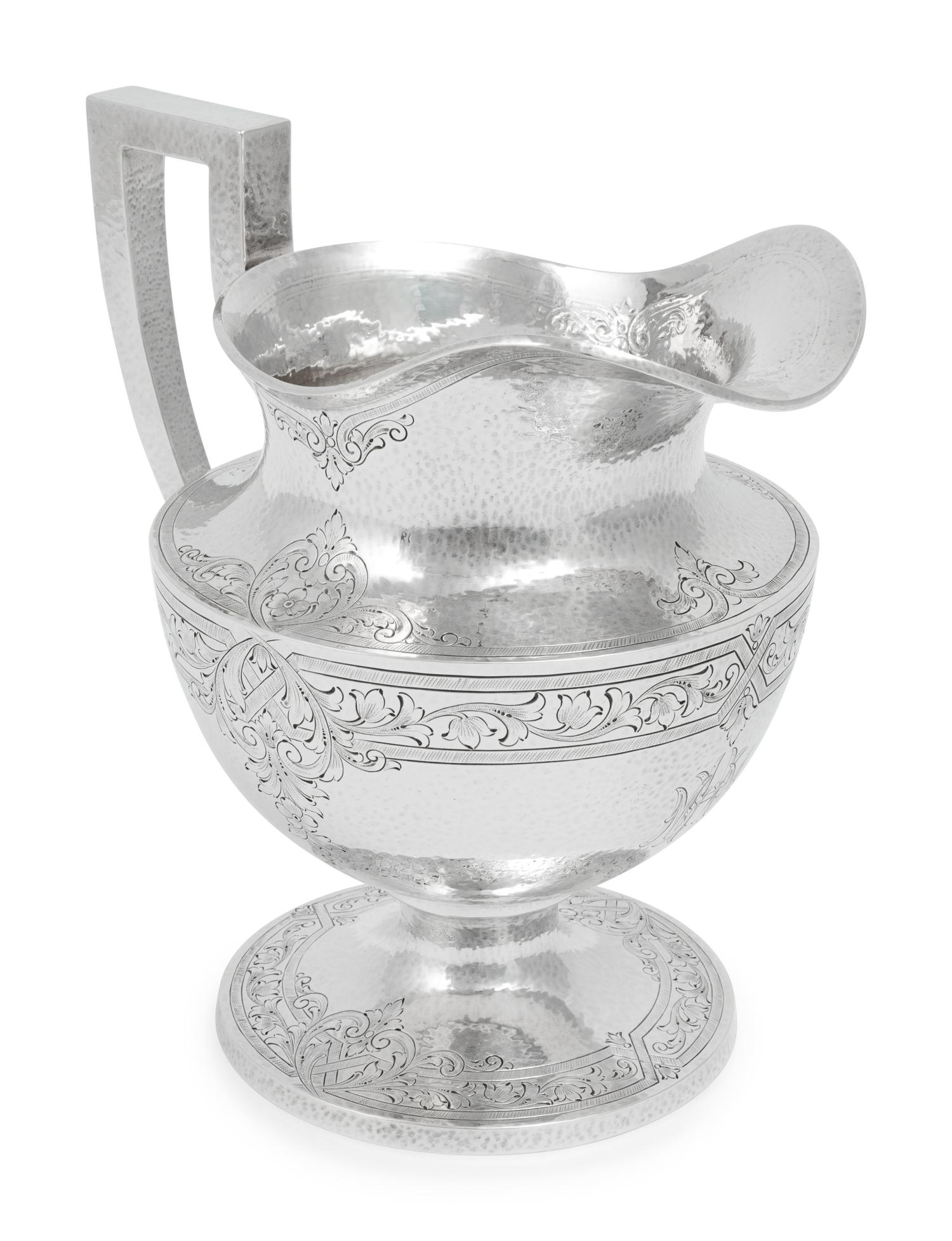 An American Silver Water Pitcher