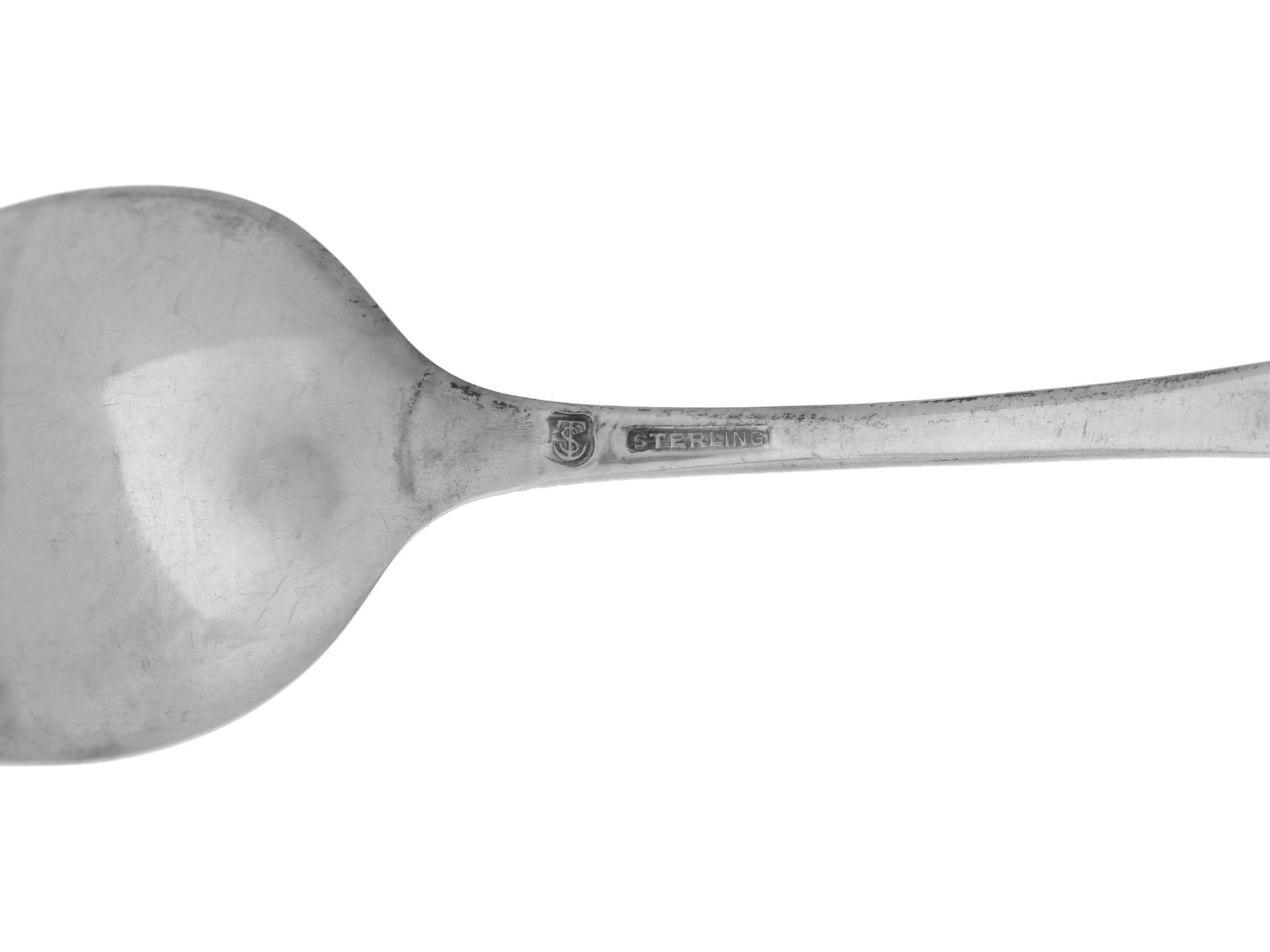 A Collection of American Silver Flatware Articles
