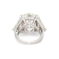 12.32 CARAT ROUND BRILLIANT CUT DIAMOND RING