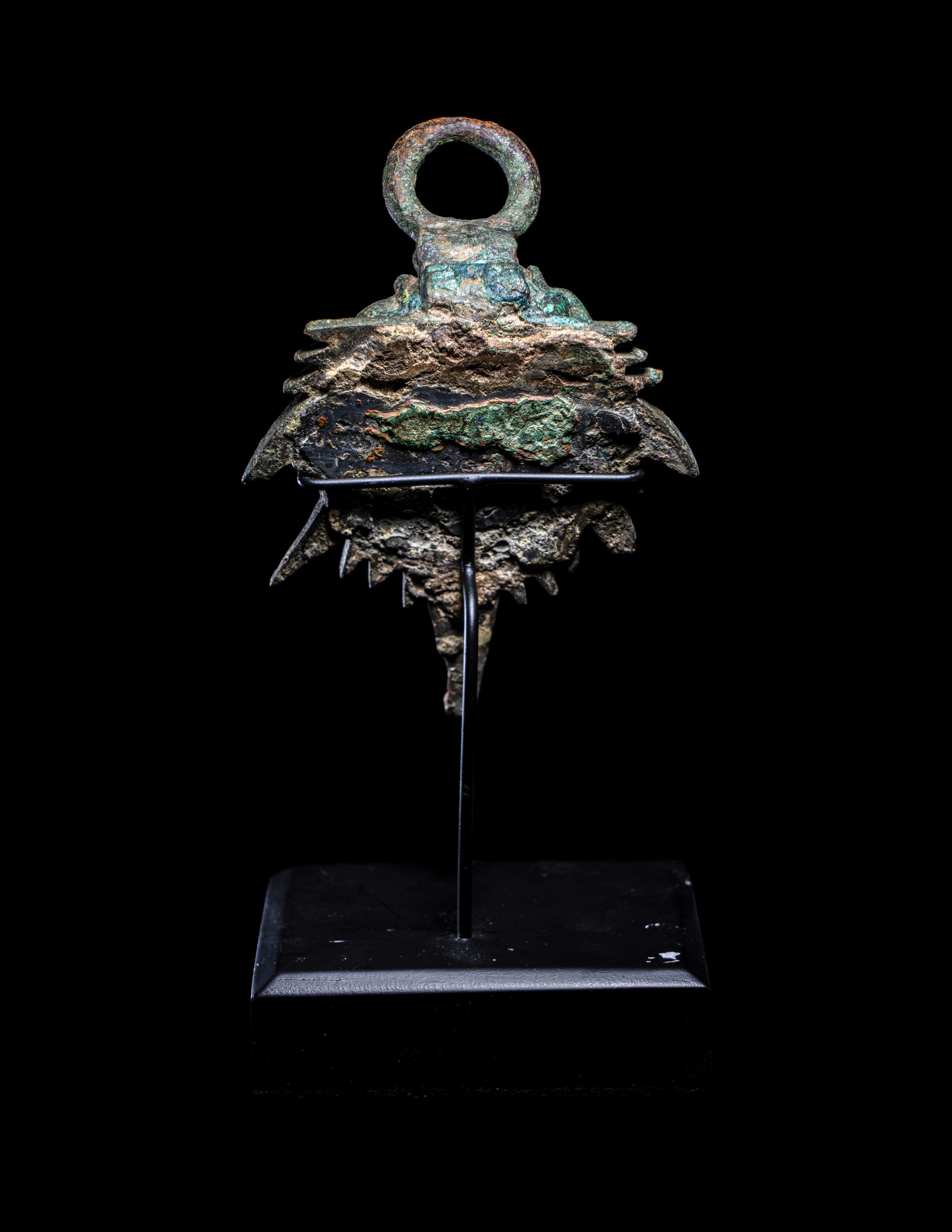 A Hellenistic Bronze Medusa Applique