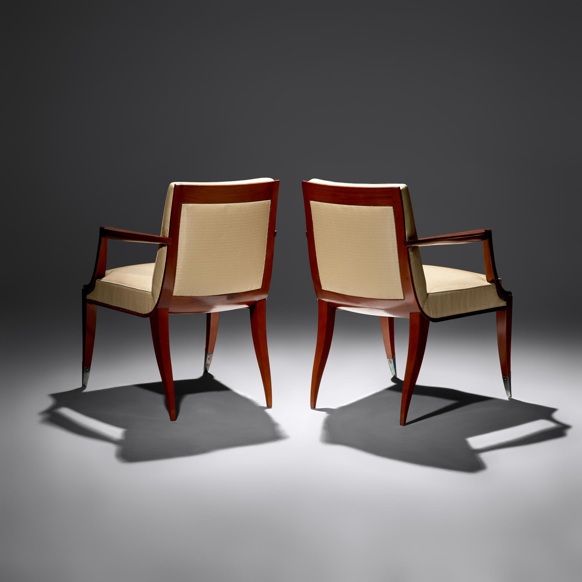 Lucien Rollin (French, 1906–1993) — Pair of Bridge Chairs