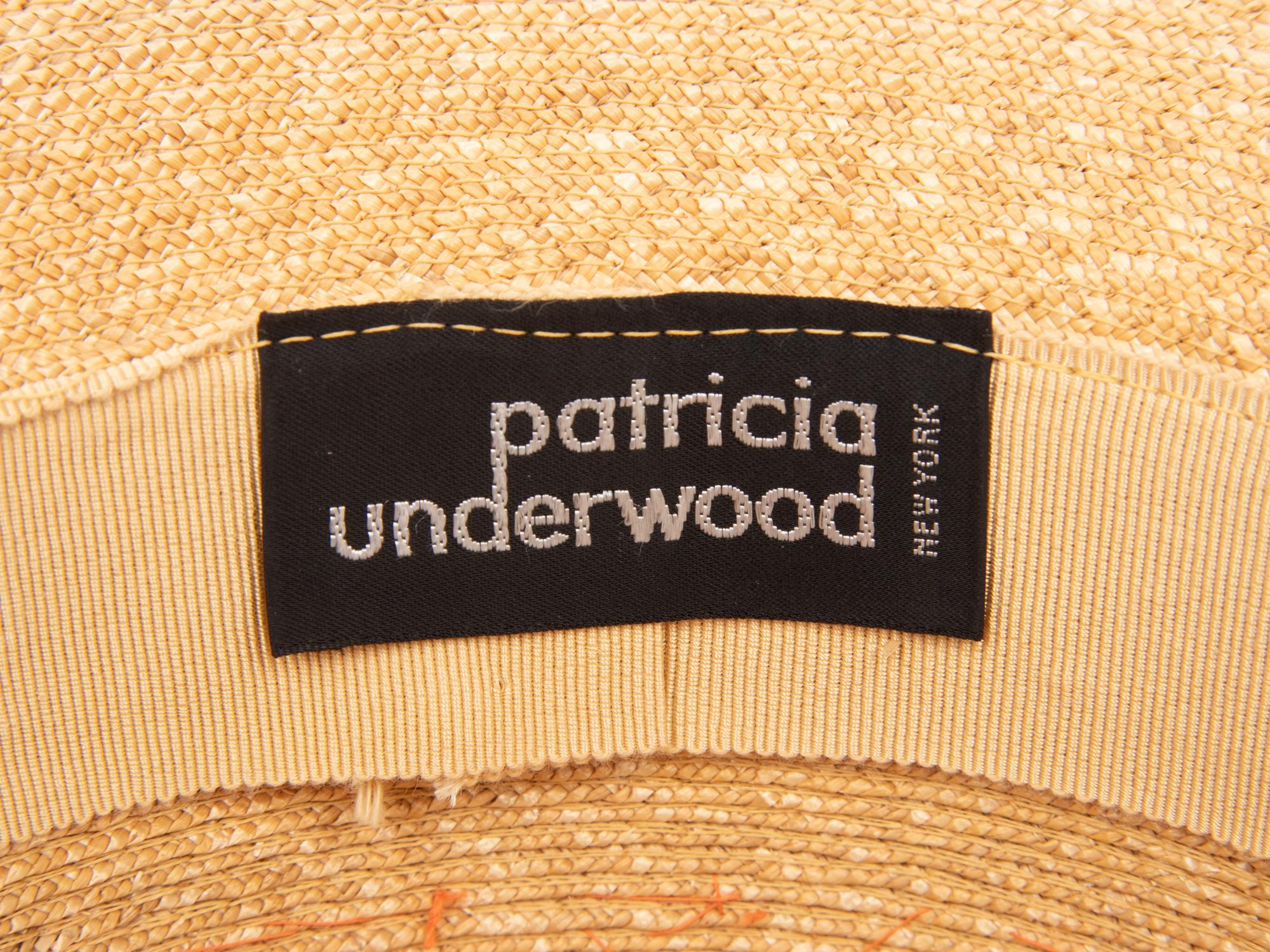 Lot of Six Straw Sun Hats: Patricia Underwood and Others