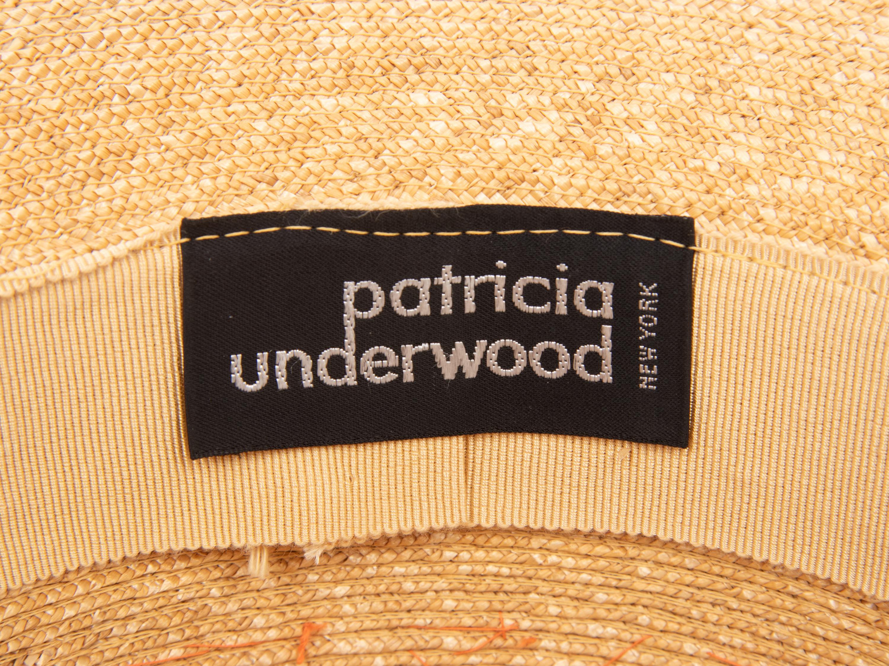 Lot of Six Straw Sun Hats: Patricia Underwood and Others