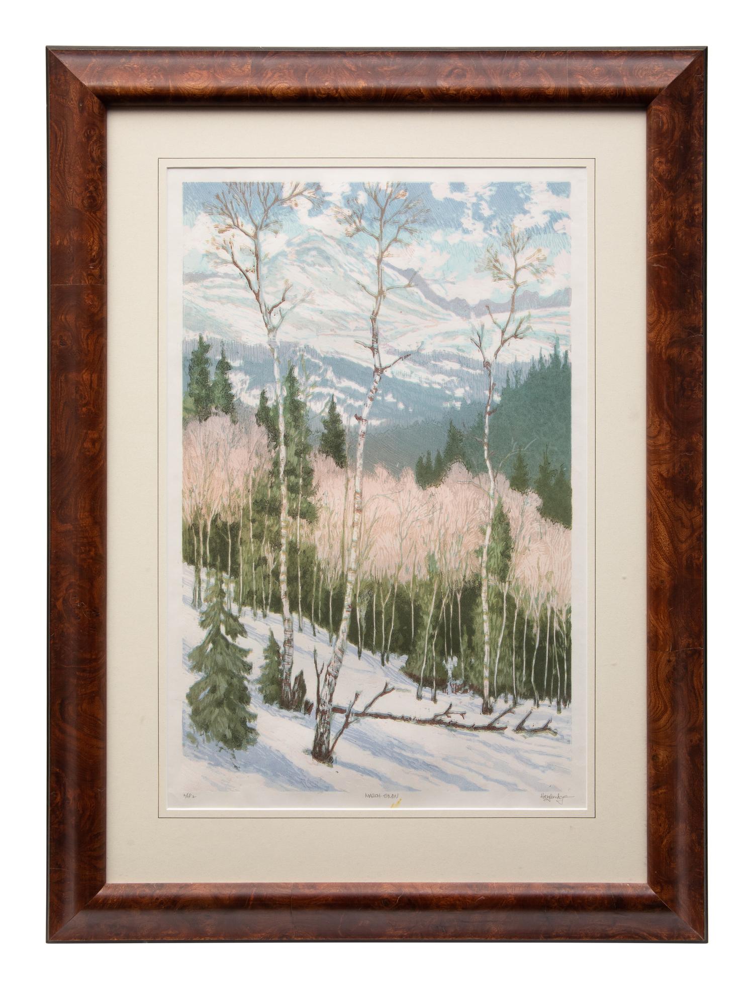 March Snow, Artist's Proof 2/2