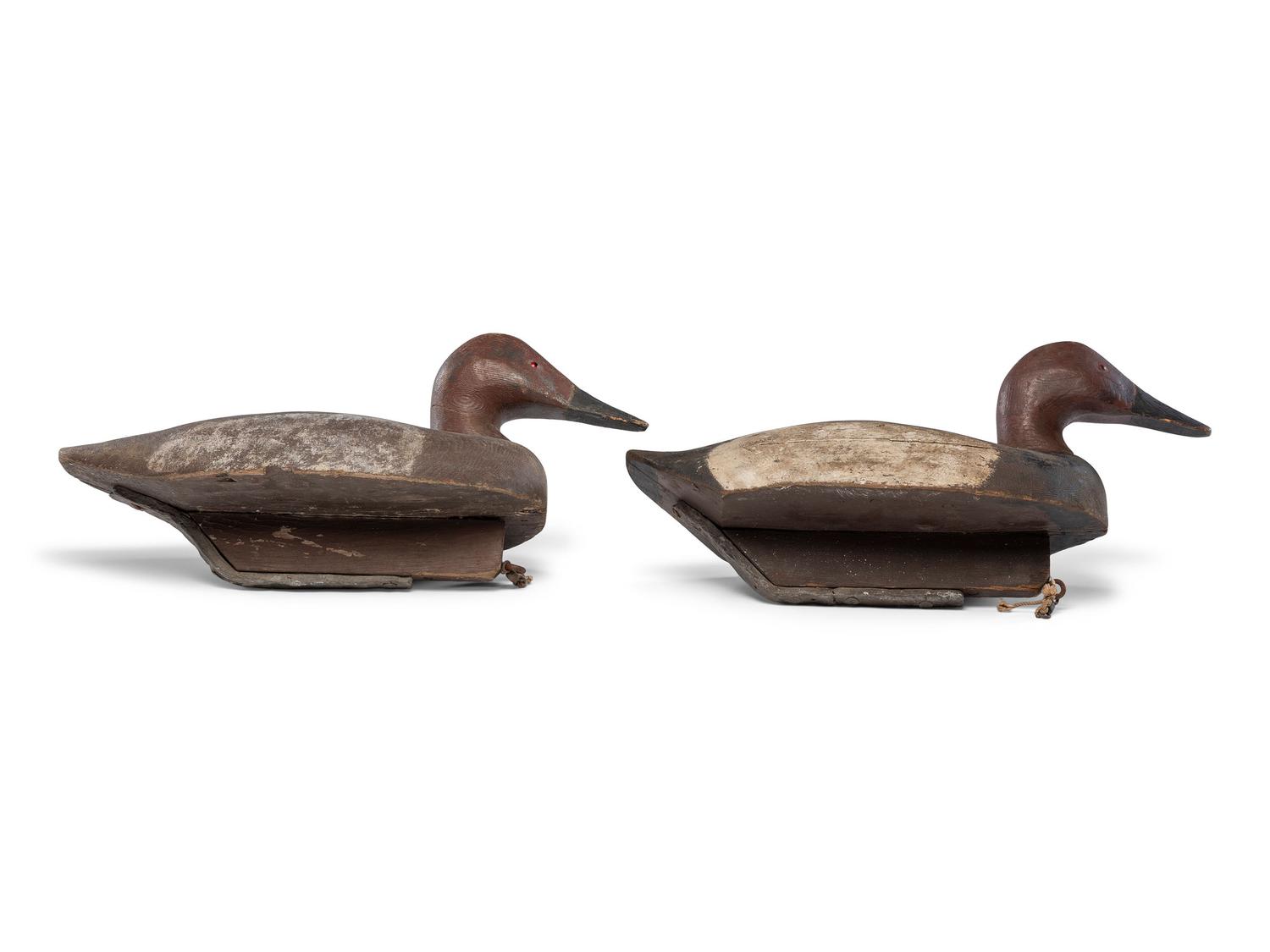 Four Carved and Painted Wood Duck Decoys