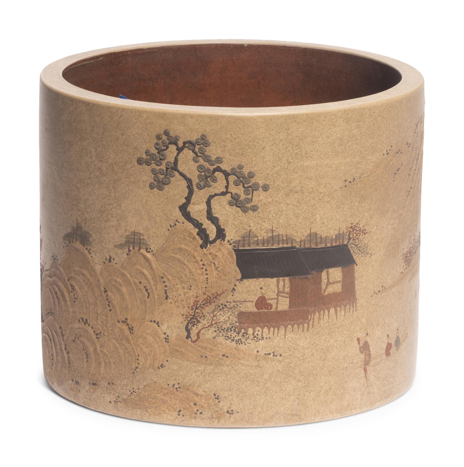 Four Chinese Yixing Zisha Pottery Vessels