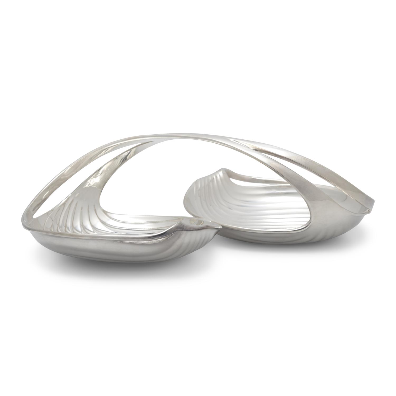 A Christofle Silver-Plate Nut Dish