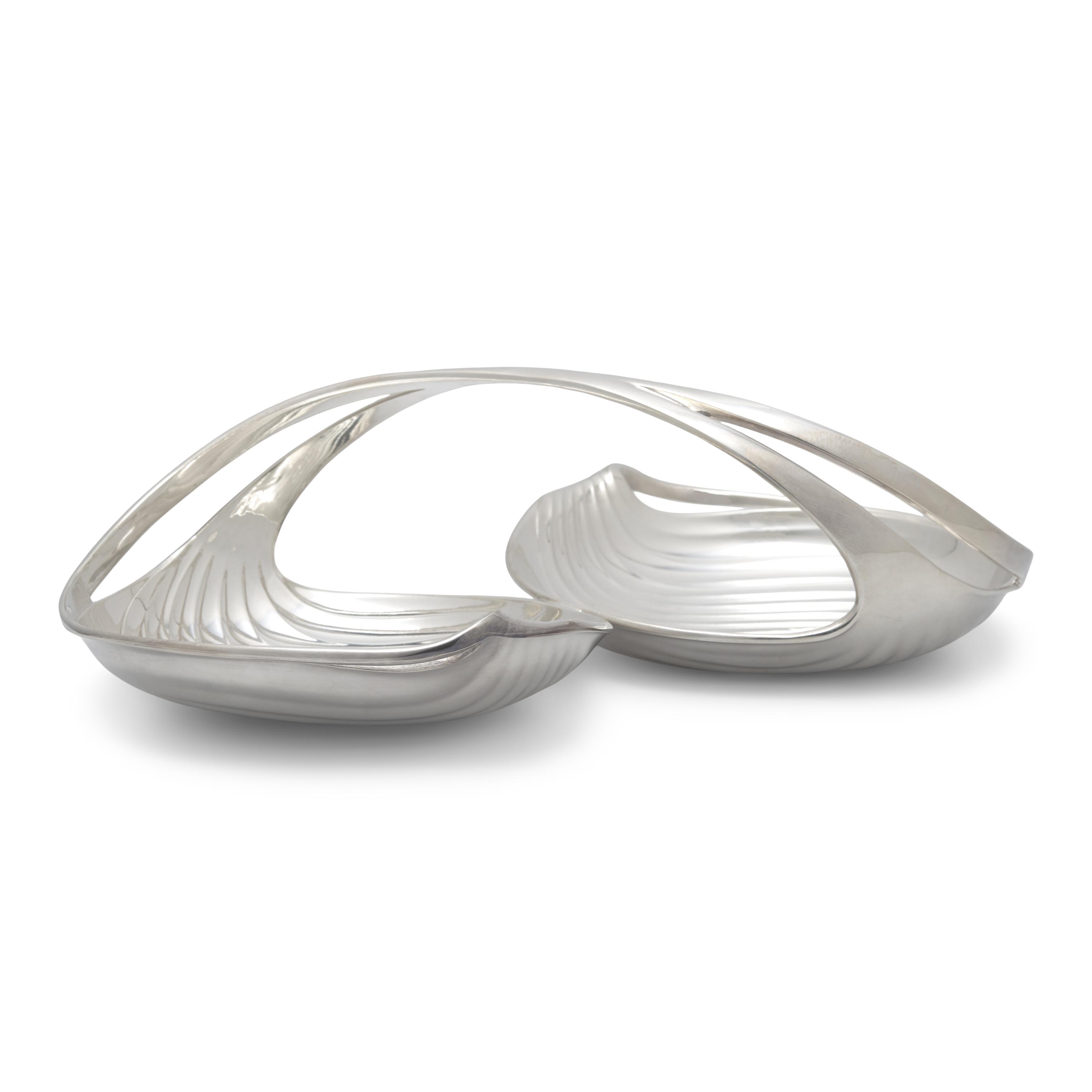 A Christofle Silver-Plate Nut Dish