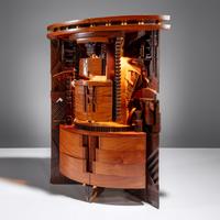 Po Shun Leong (English, b. 1941) — Architectural Wood Cabinet, 1994