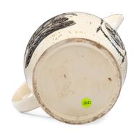 A Liverpool Transfer-Printed Creamware 'Washington in Apotheosis' Pitcher