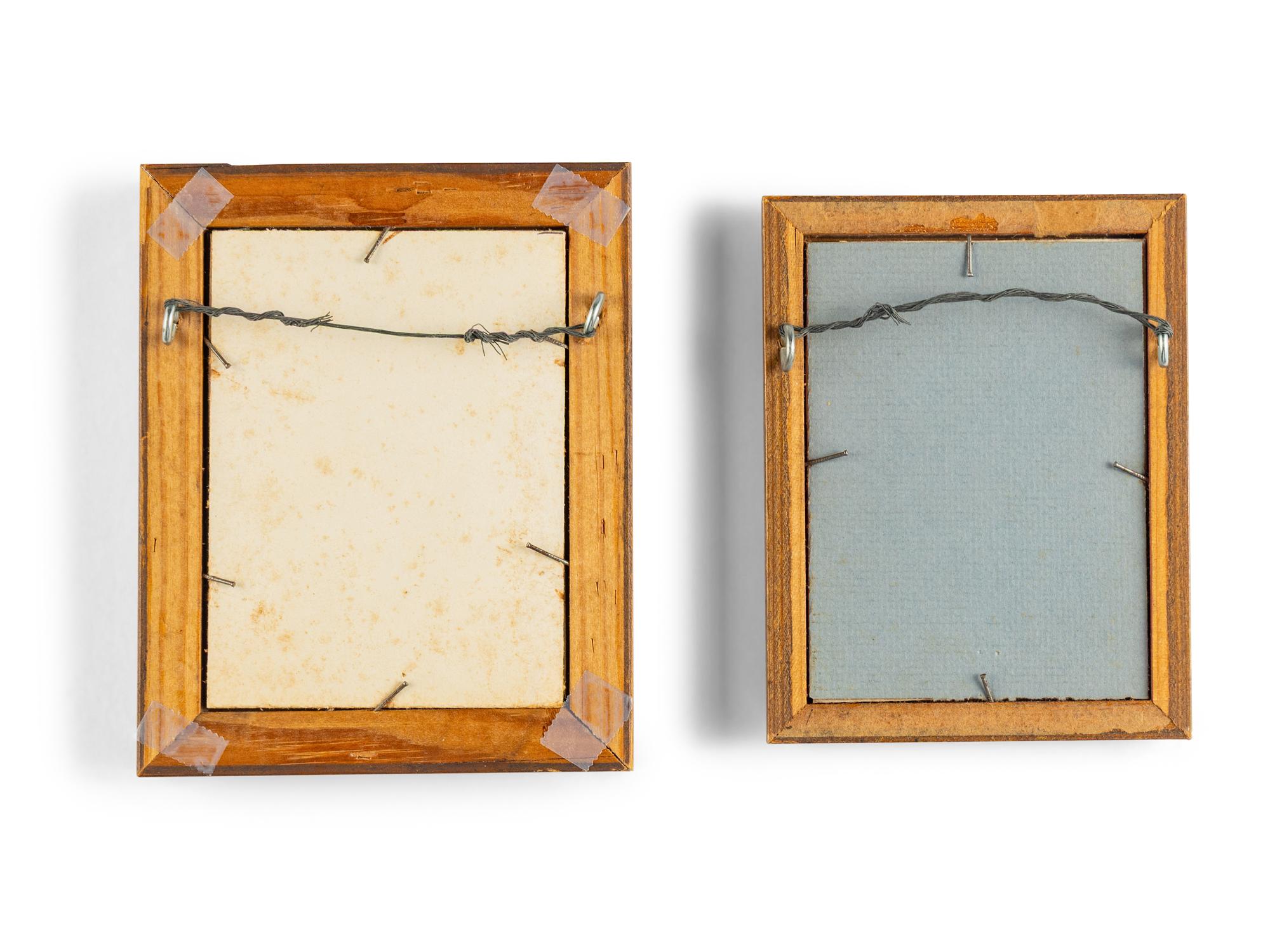Two Egyptian Papyrus and Textile Fragments
