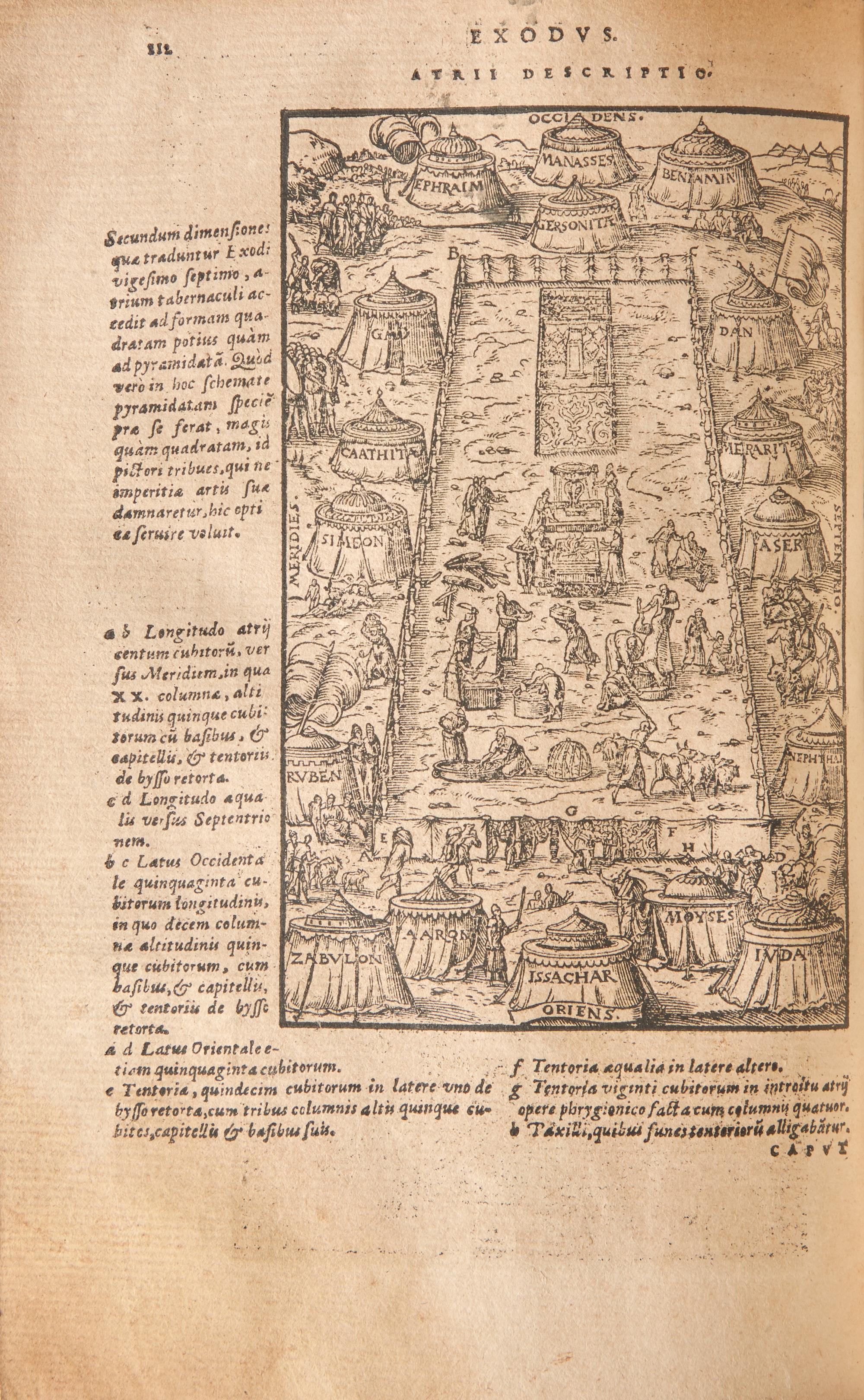 [Early Printing] Biblia Sacra, Ad optima quaeque veteris, & vulgate translationis exeplaria summa diligentia, pariq; fide castigata. Cum Hebraicorum, Caldaeorum & Graecorum nominu interpretatione