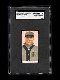 A Group of Three Early 20th Century Tobacco Baseball Cards (SGC AUTHENTIC),