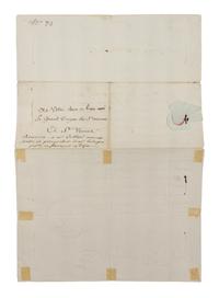 LOUIS XVI. Document signed, one page, in a secretarial hand, January 25, 1787.