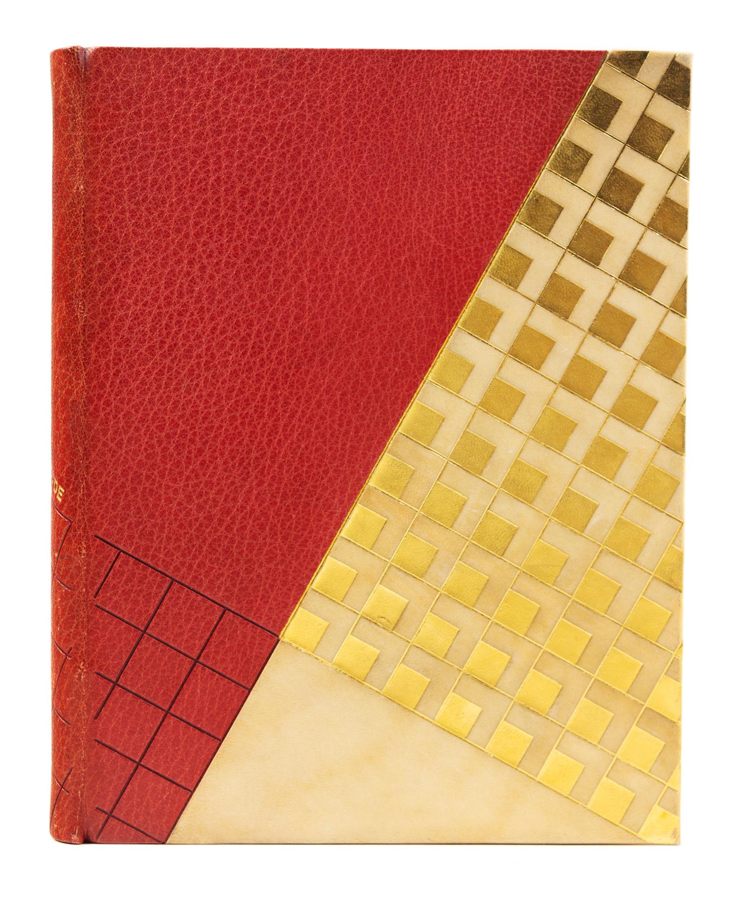 [BINDINGS]. [LÉOTARD, GENEVIÈVE - BINDER]. A group of 2 works in fine Art Deco bindings by Léotard.