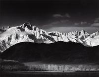 Ansel Adams (1902-1984) Winter Sunrise, Sierra Nevada from Lone Pine, California, 1944