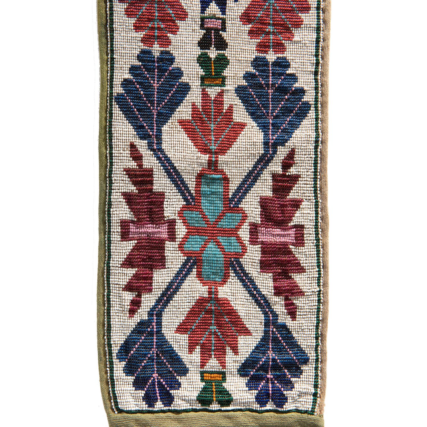 Potawatomi Loom-Beaded Bandolier Bag