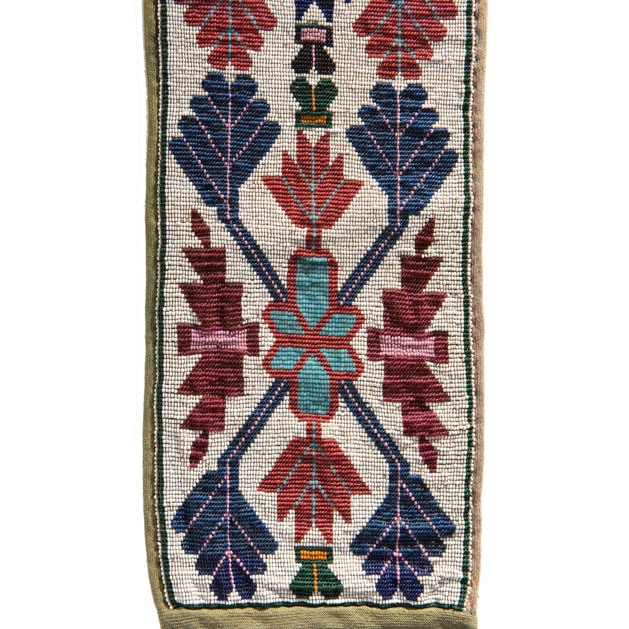 Potawatomi Loom-Beaded Bandolier Bag