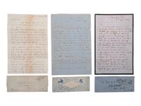 RUSKIN, John (1819-1900). Retained copy of a letter to Charles Herbert MOORE. Geneva, 16 February 1863. [ With: ] Two Ruskin ALSs.