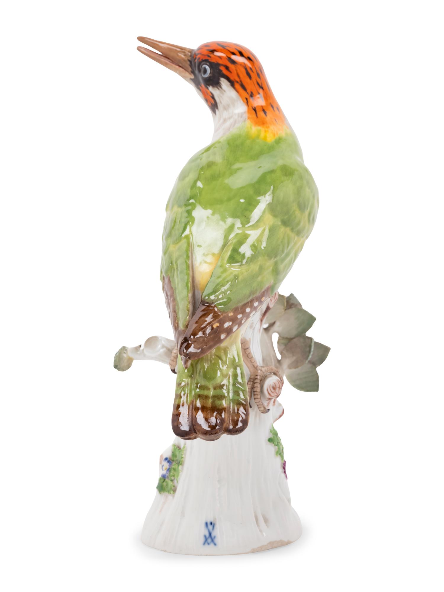 A Meissen Porcelain Bird Figure