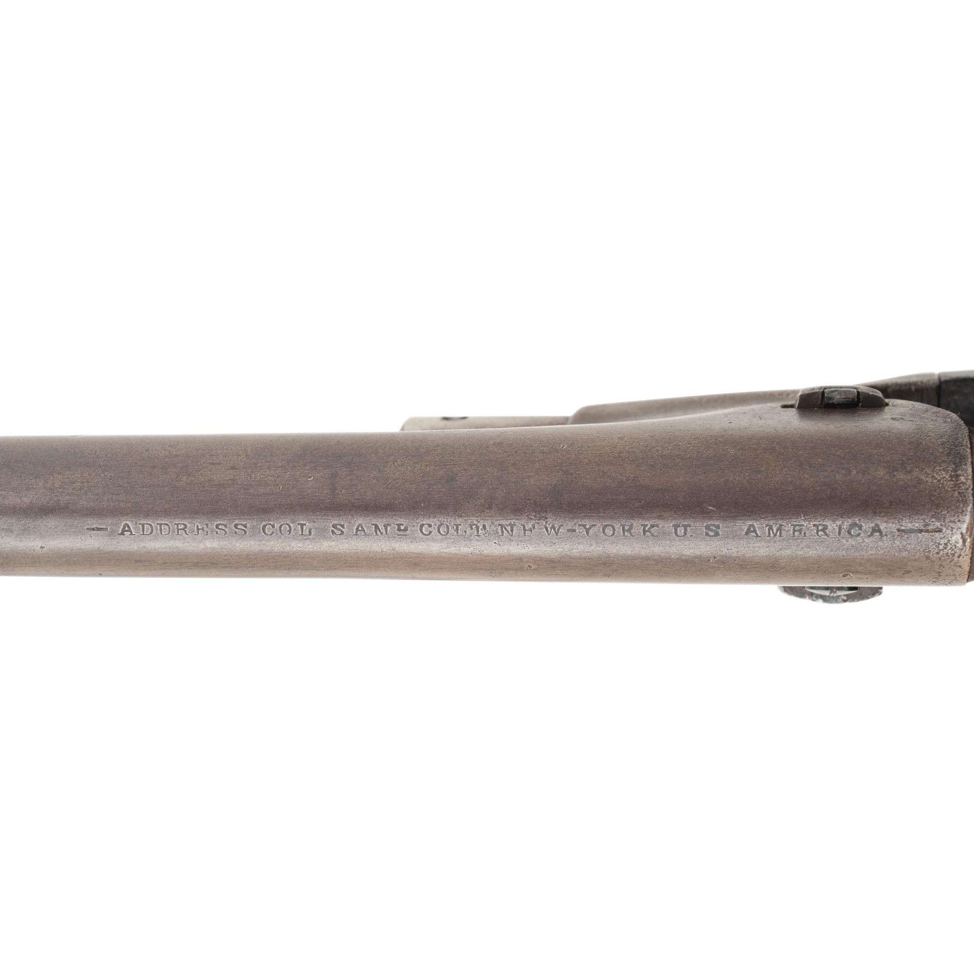 Martially Marked Colt Model 1860 Army Revolver with Factory Letter
