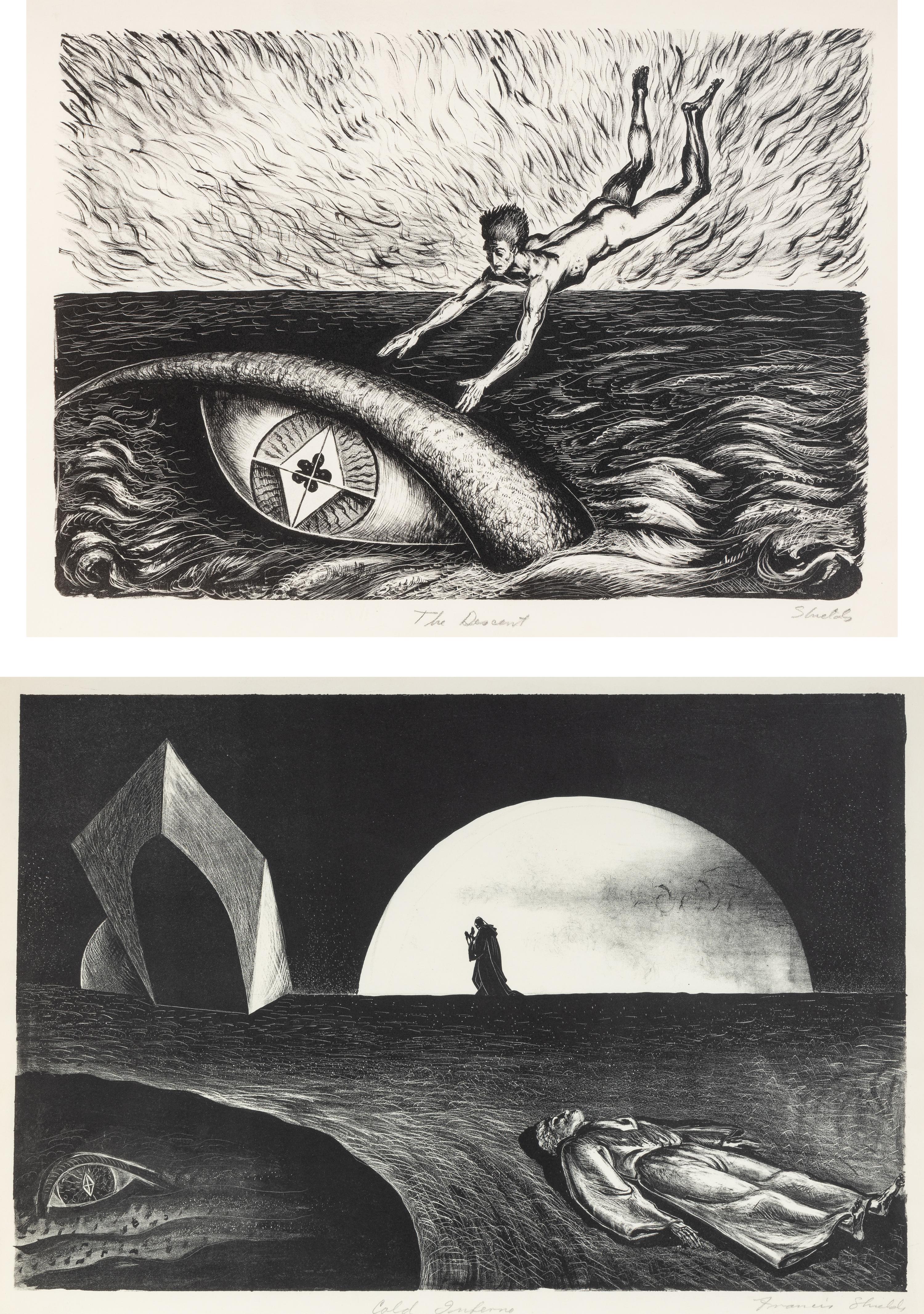 The Descent and Cold Inferno (two works), c. 1935-1939