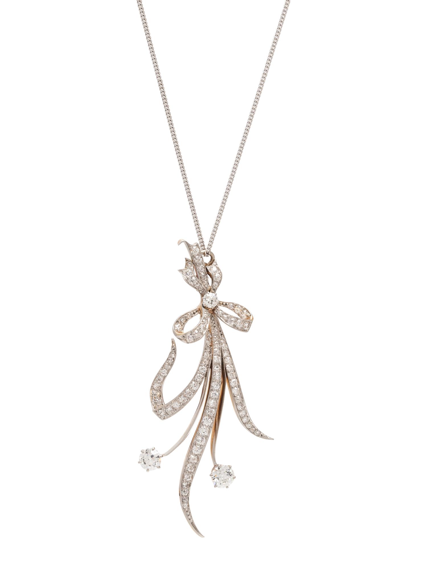 DIAMOND PENDANT/BROOCH