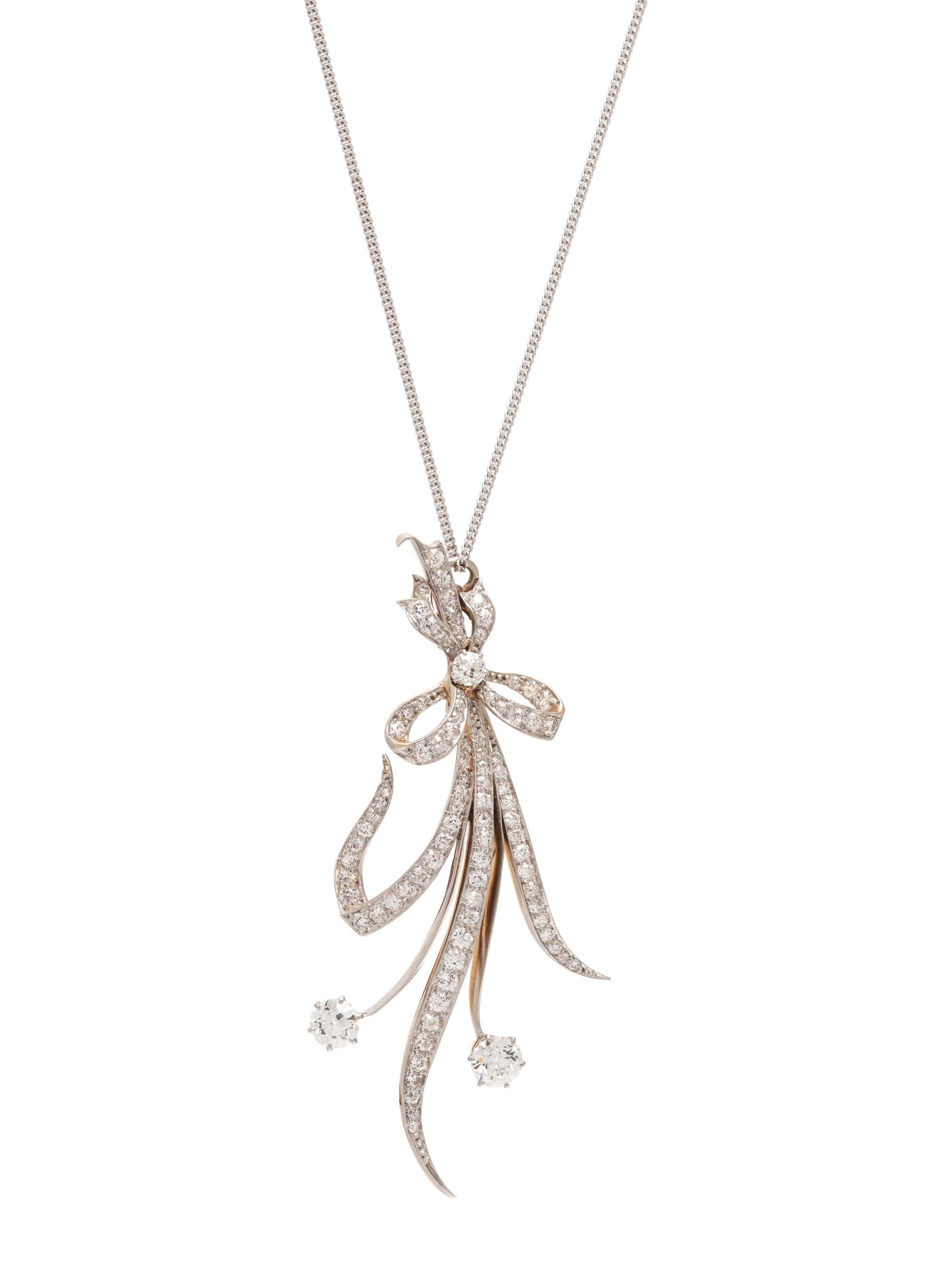 DIAMOND PENDANT/BROOCH