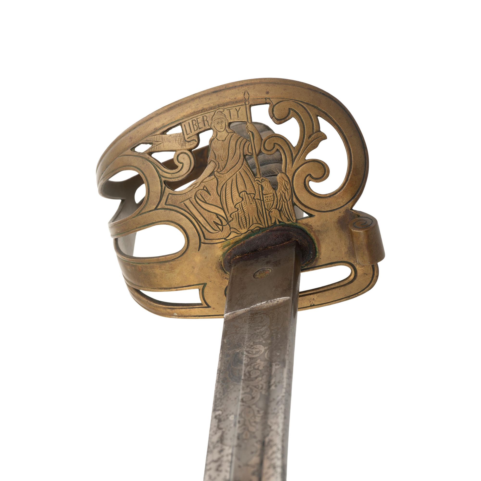Clauberg Non-Regulation Staff & Field Officers Sword of Lt. Charles Lee - 11th Indiana Volunteer Infantry