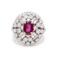 RUBY AND DIAMOND RING