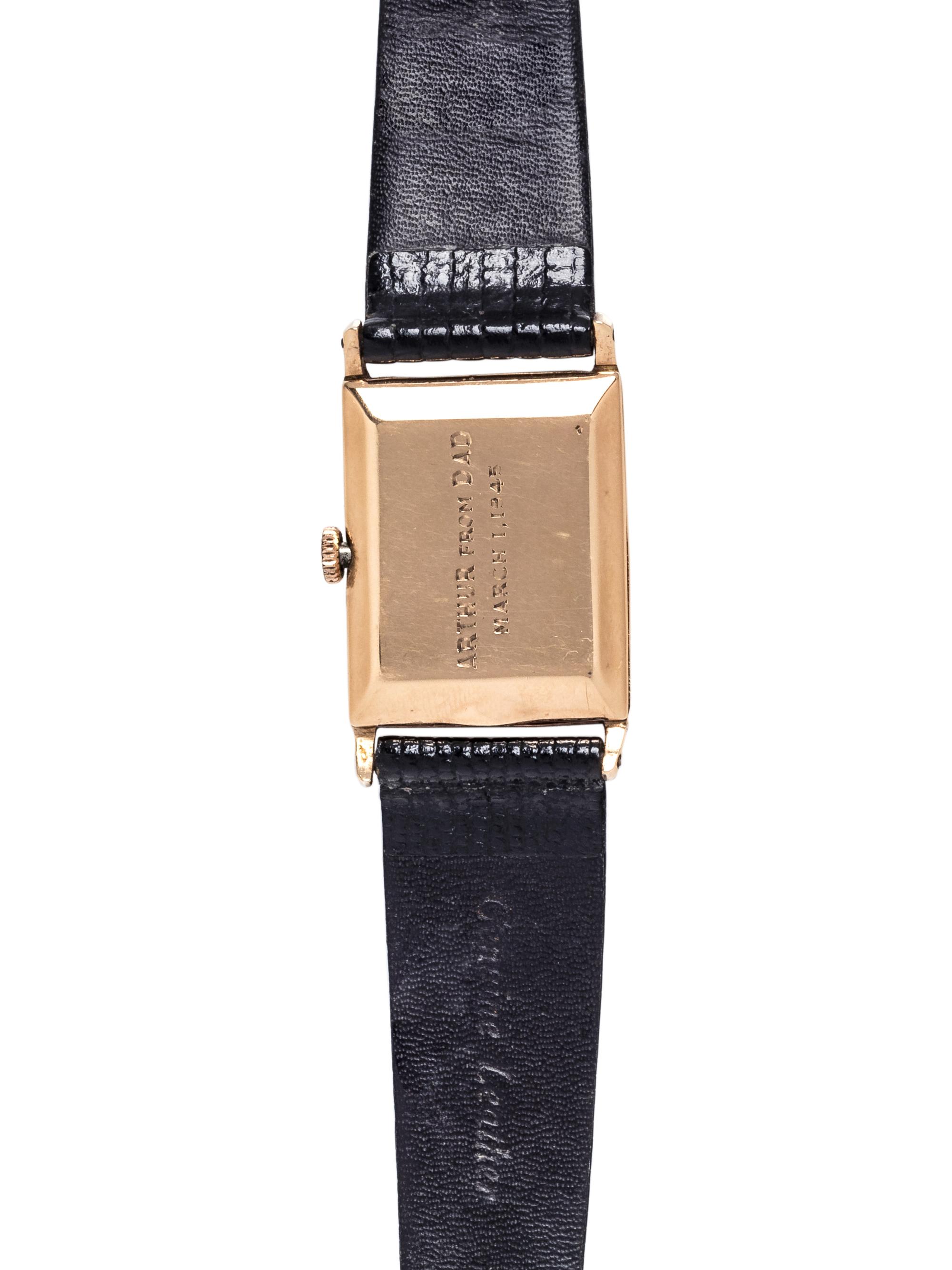 MOVADO, TIFFANY & CO., 14K YELLOW GOLD WRISTWATCH