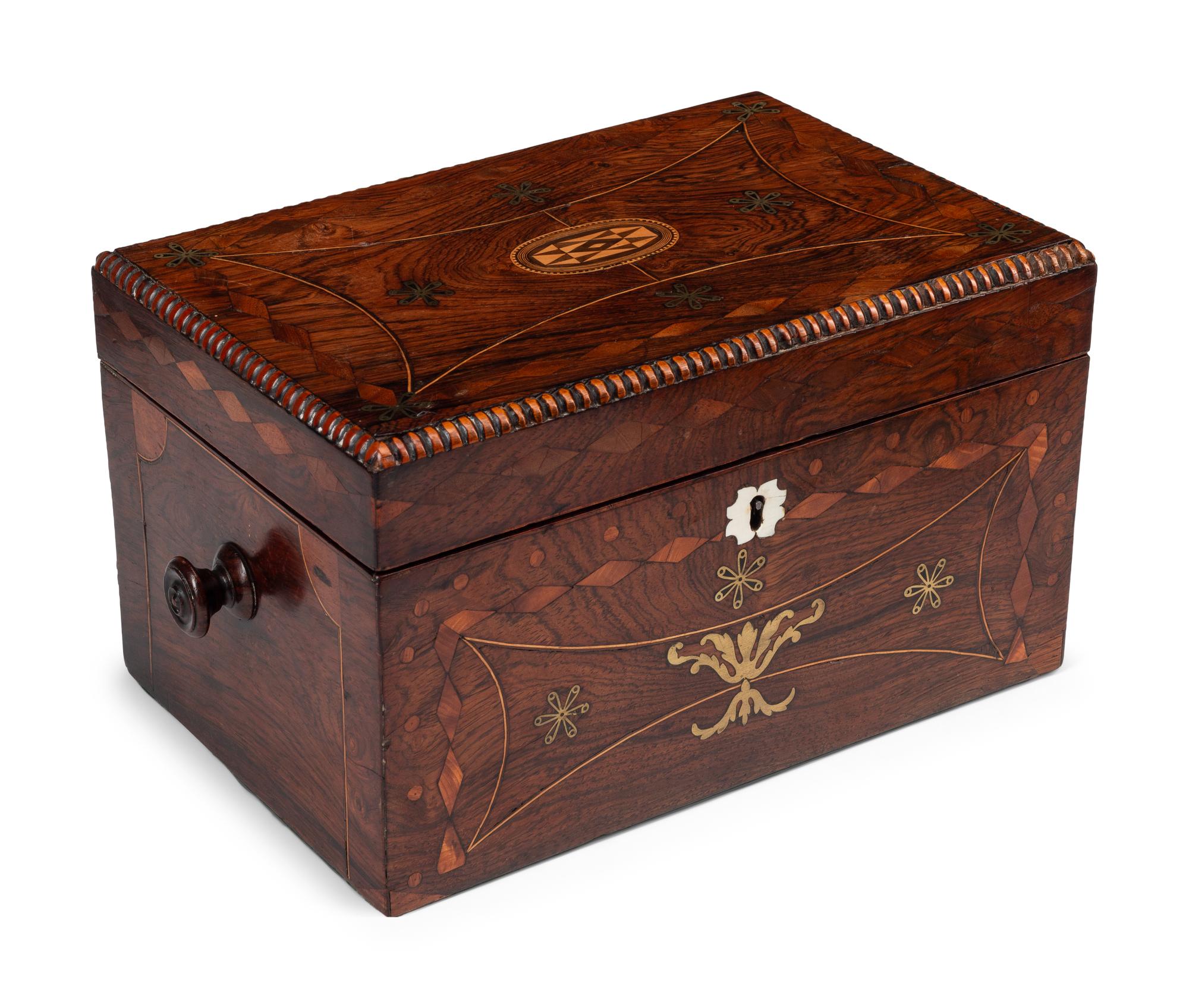 Three English Table Caskets