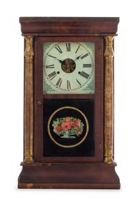 An American Mahogany Shelf Clock Height 25 inches. — SETH THOMAS, PLYMOUTH HOLLOW, CONNECTICUT, CIRCA 1860