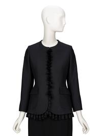 Christian Dior, Black Tassel-Trimmed Jacket