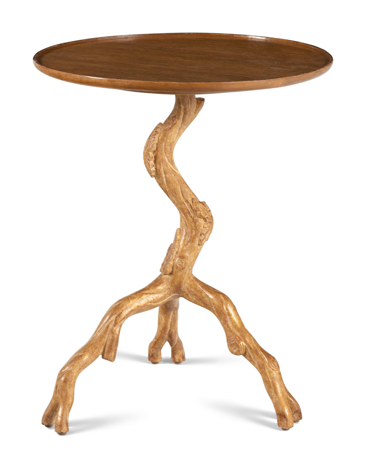 A Rose Tarlow Tree-Form Side Table