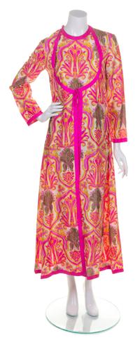 A Multicolor Cotton Caftan,