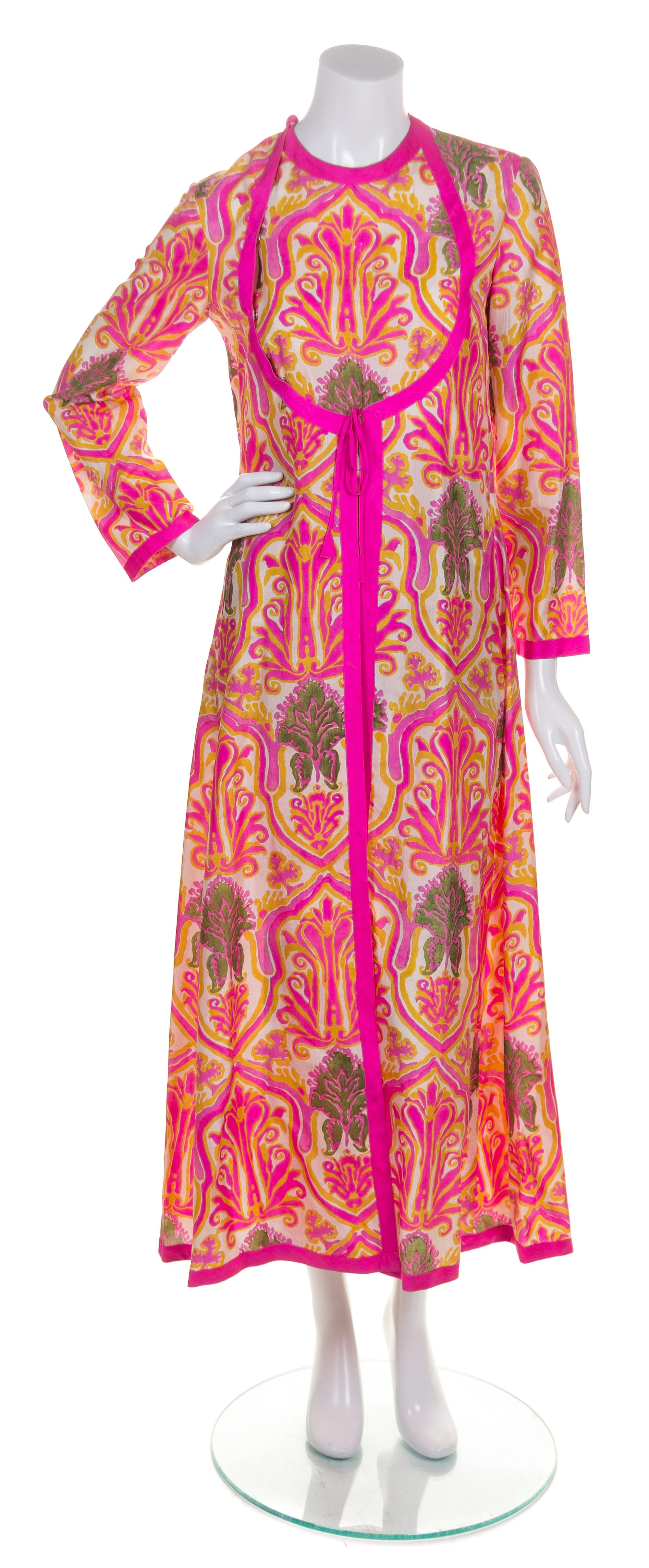 A Multicolor Cotton Caftan,