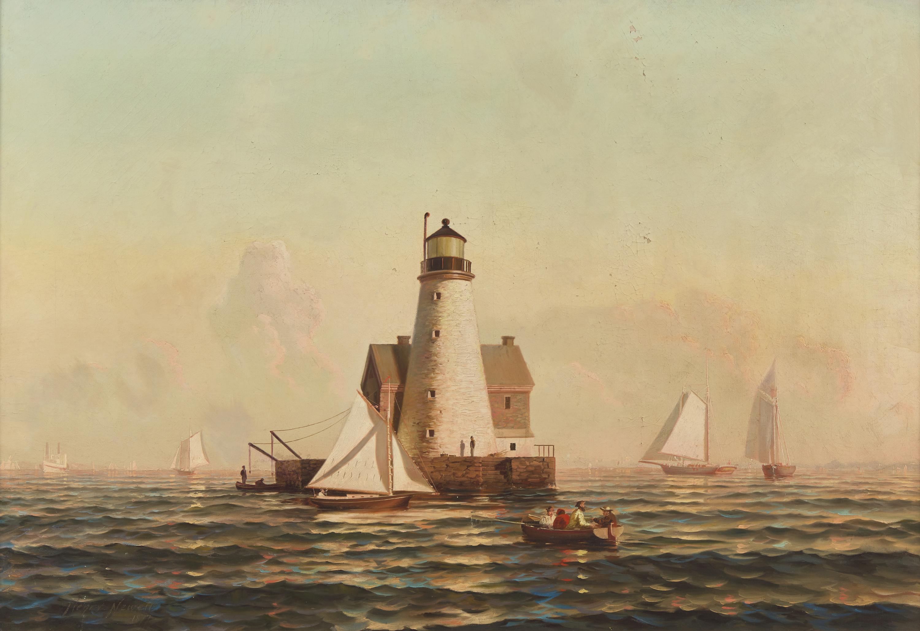 Henry Newell Cady (American, 1849–1935) — Steppingstone Lighthouse, 1877