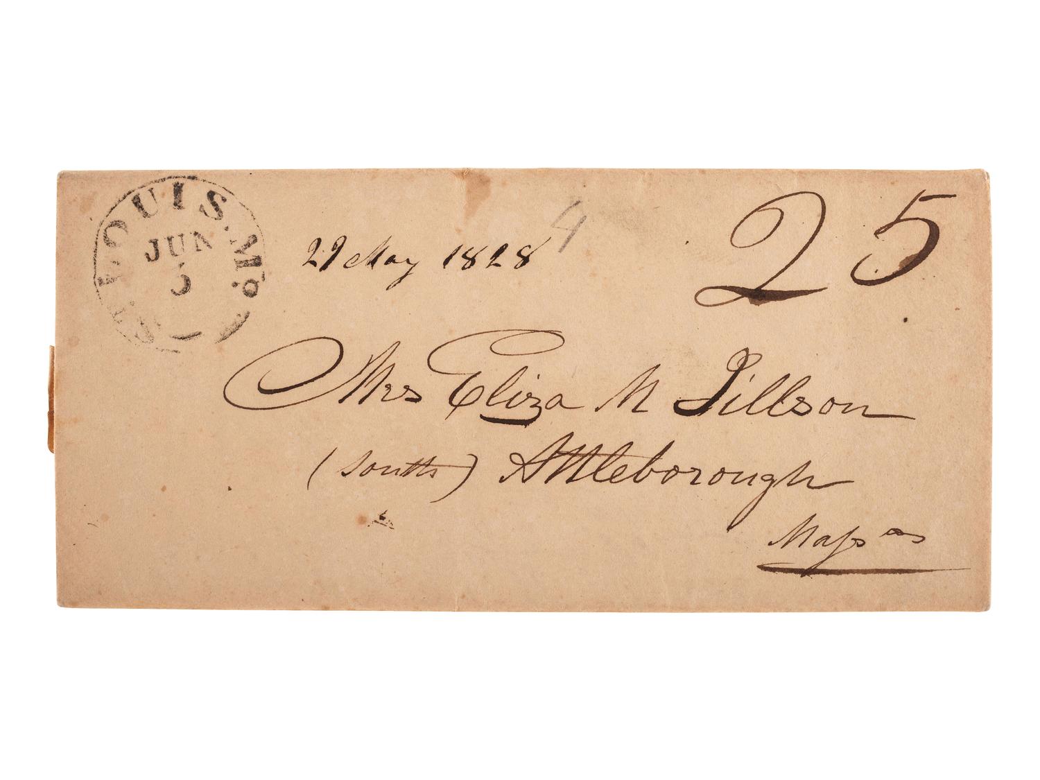 [MISSOURI] -- [MISSOURI TERRITORY]. Ephemera related to early Missouri settlement and history, including a grand jury indictment for cheating with a "gambling device" adapted for playing cards.