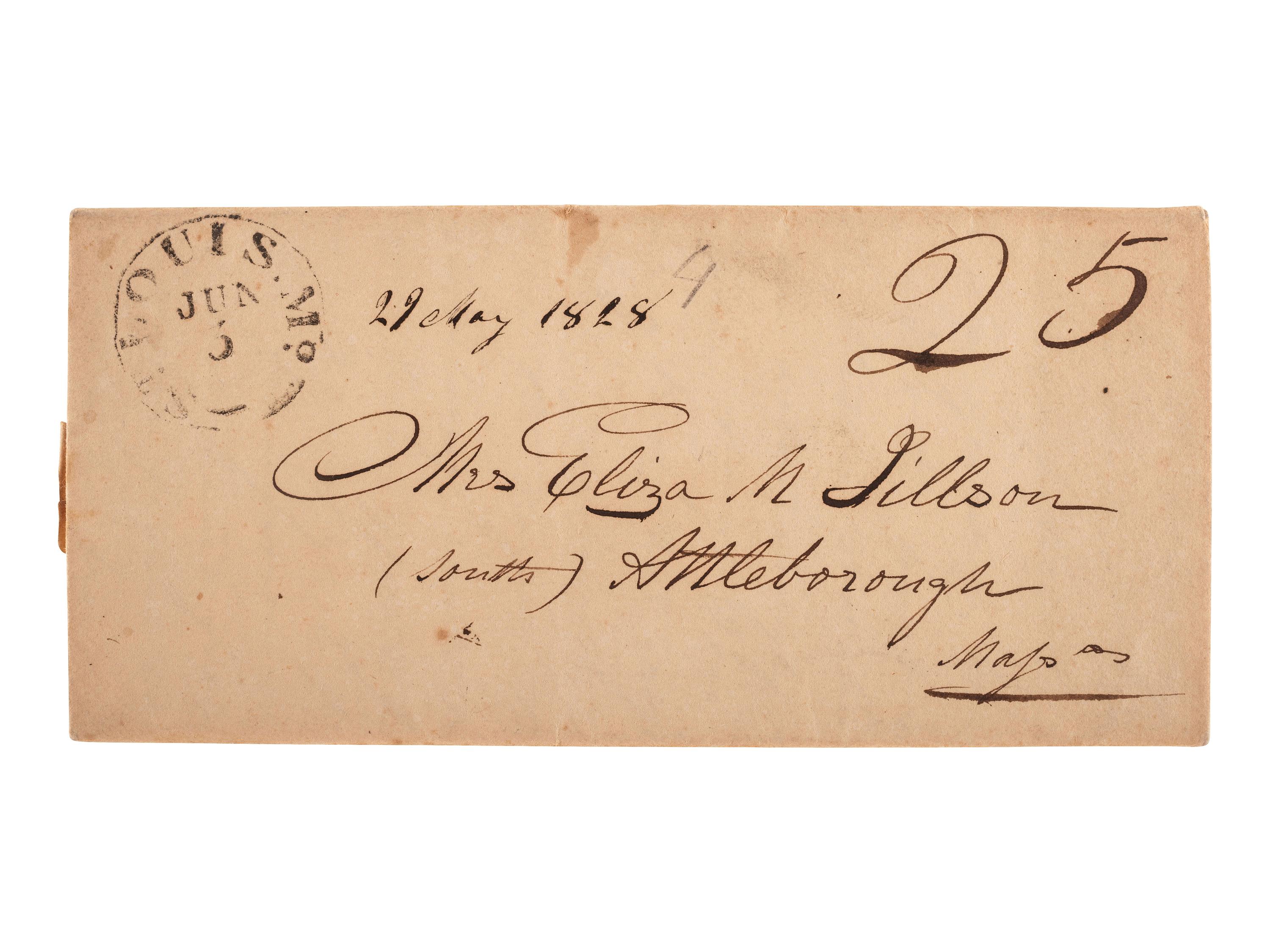 [MISSOURI] -- [MISSOURI TERRITORY]. Ephemera related to early Missouri settlement and history, including a grand jury indictment for cheating with a "gambling device" adapted for playing cards.