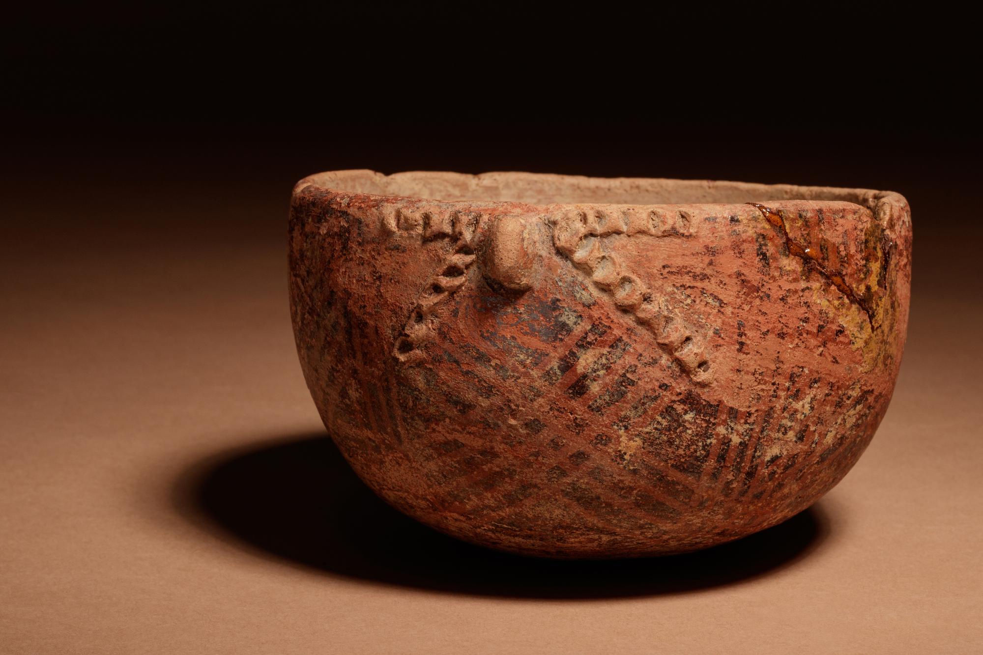 A Quimbaya Polychrome Terracotta Bowl