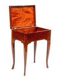 A French Parquetry Dressing Table