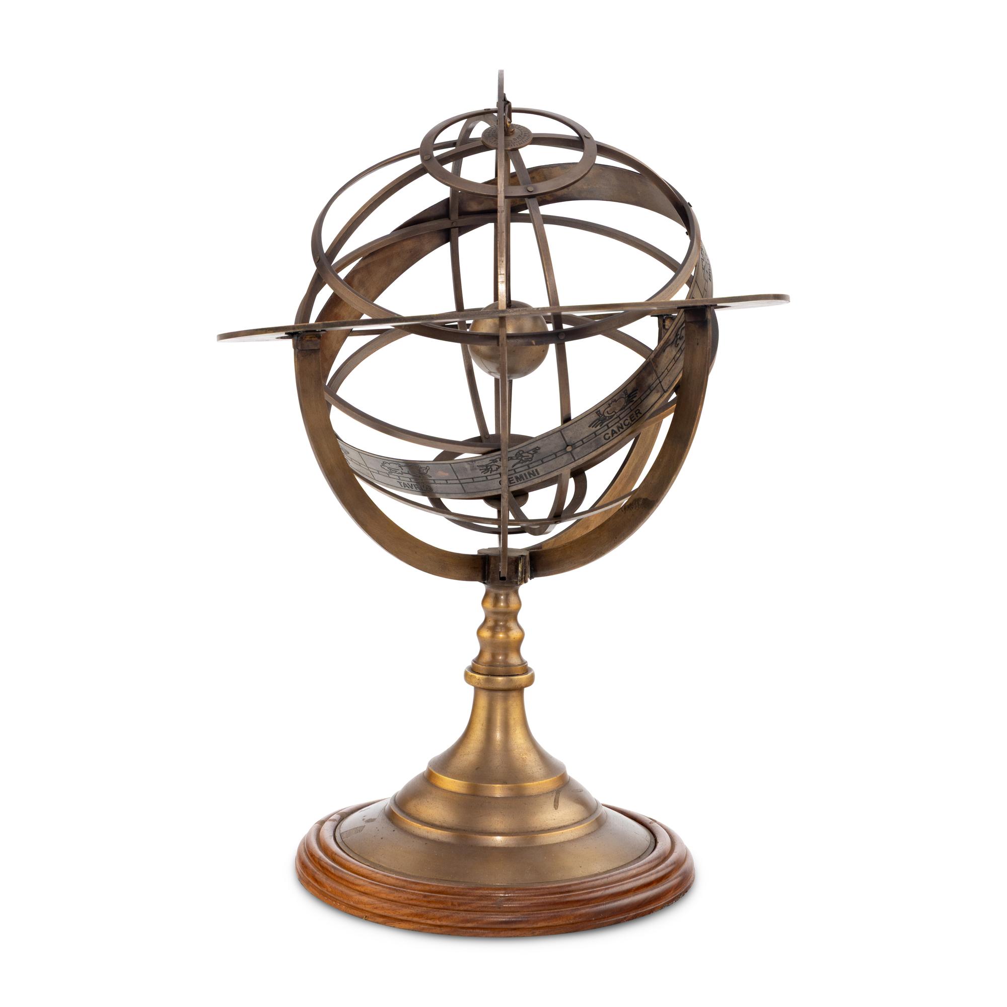A Brass Armillary Sphere
