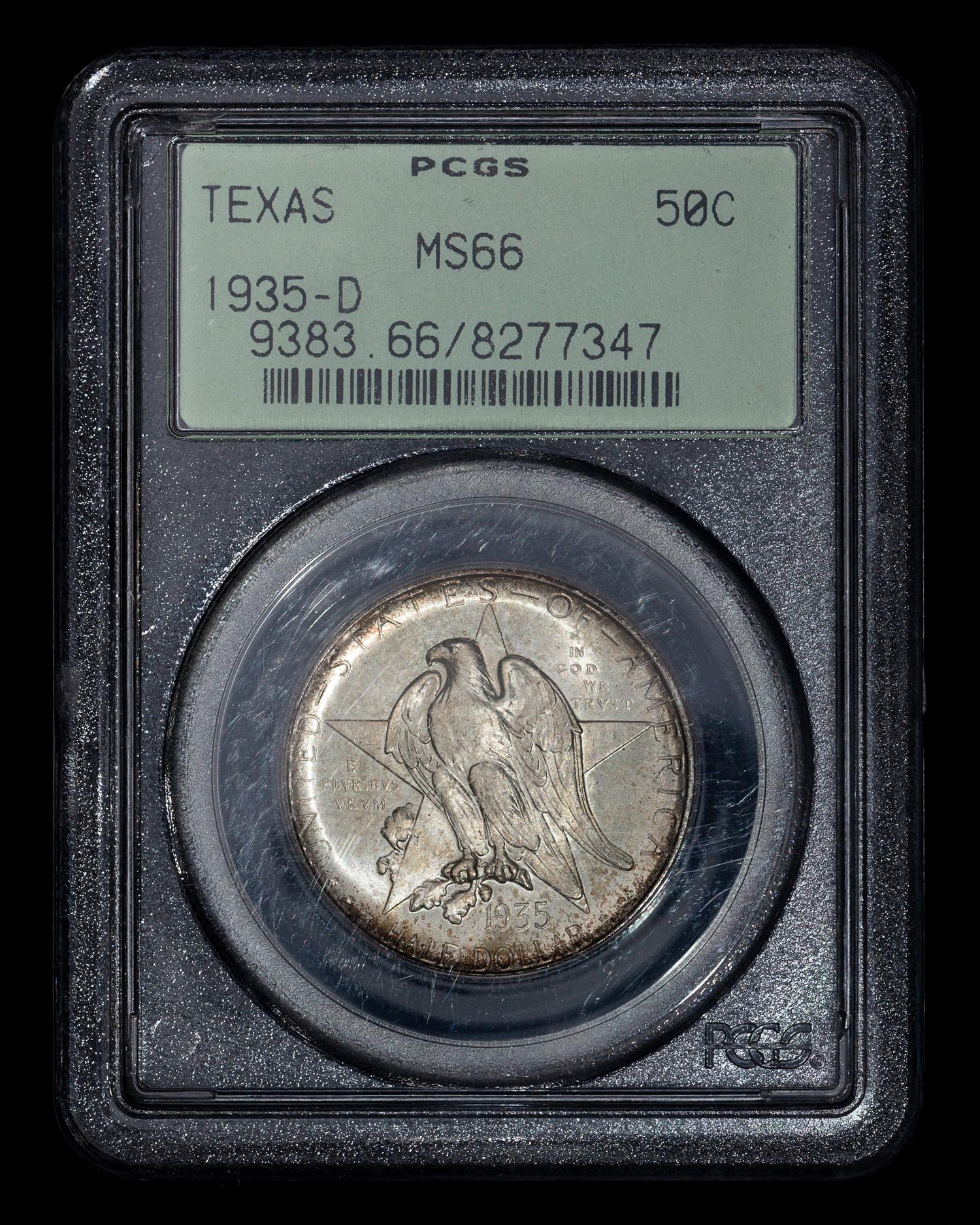 A United States 1935-D Texas Commemorative 50c Coin