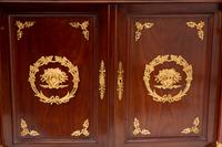 An Empire Style Gilt Bronze Mounted Dressing Table