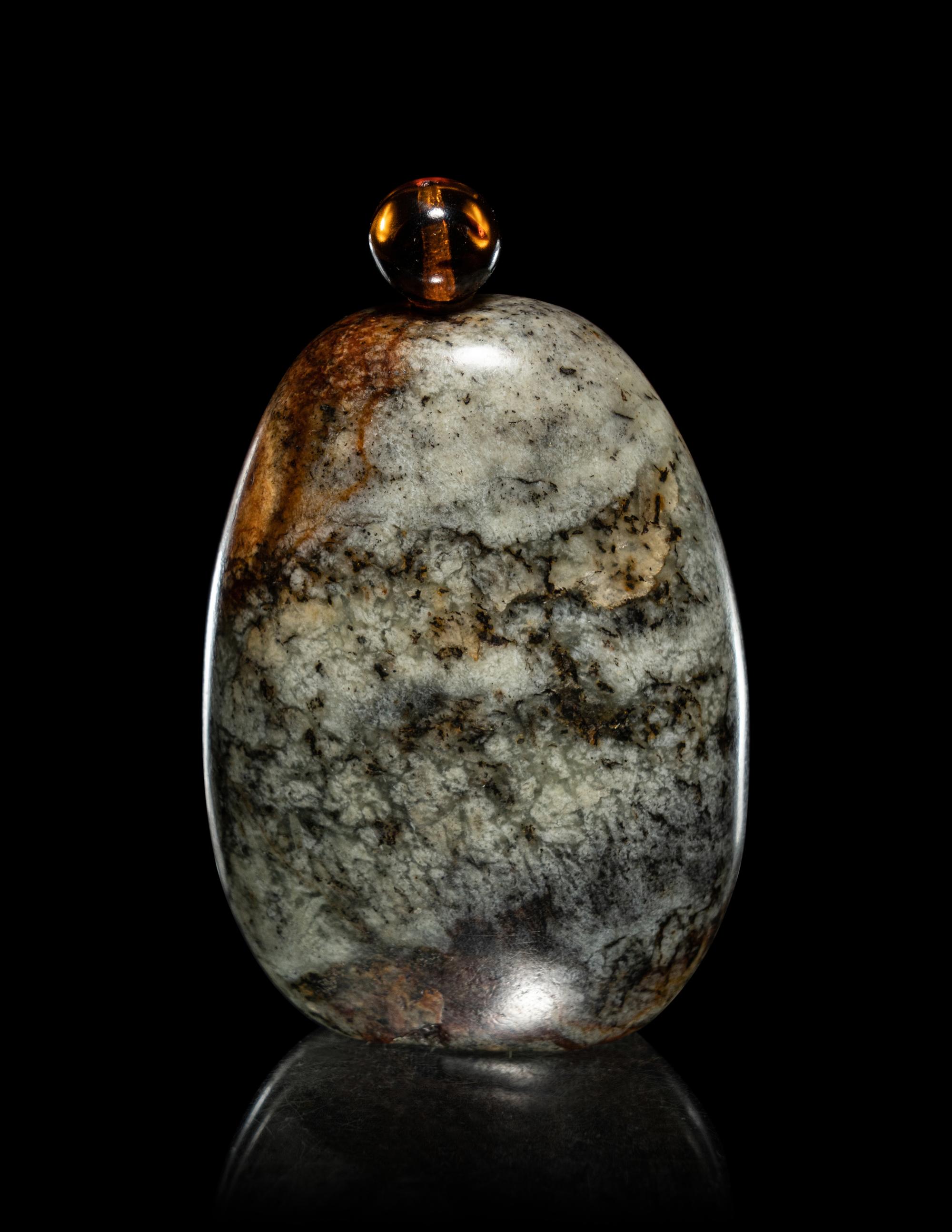 Three Hardstone Snuff Bottles