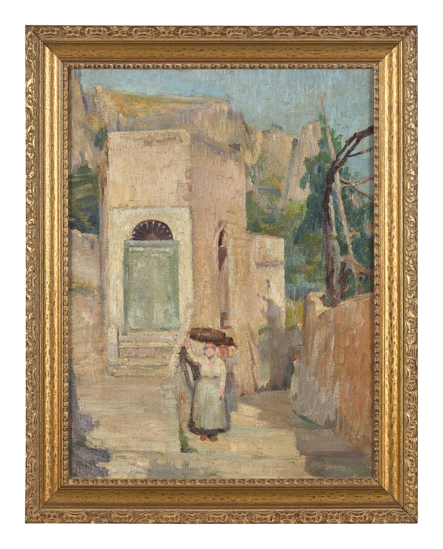 Paesaggio and Vicolo (two works)