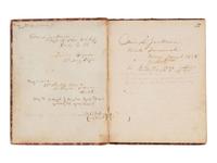 JACKSON, Col. Oscar L. (1840-1920). Five journals, incl. descriptions of Oscar L. Jackson's political activism during the 1860 campaign and his service with 63rd OVI, with campaign broadside noting Jackson as a speaker.