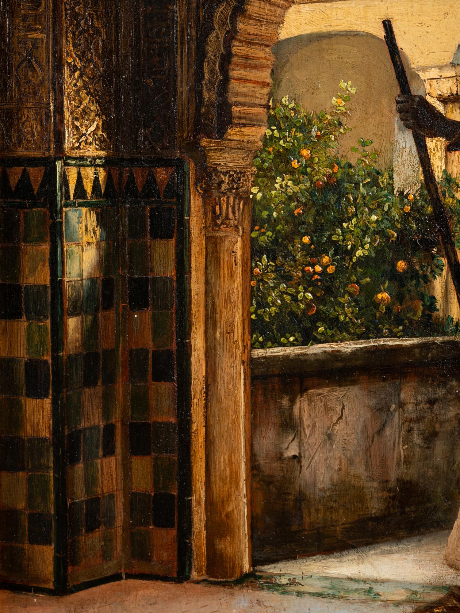 Guard in Orientalist Interior